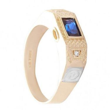Imagem de Anel  de ouro 18 k formatura. - Elegancy Joias, 22