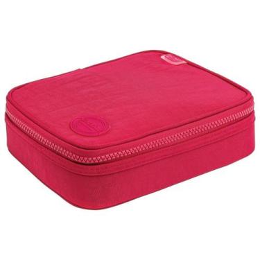 Imagem de Estojo Escolar 100 Pens Grande Box Academie TILIBRA, CEREJA