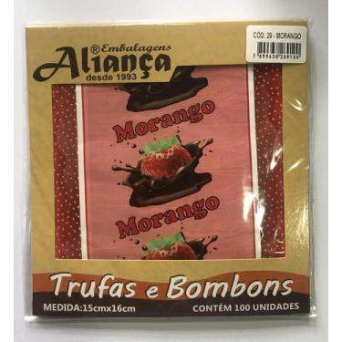 Imagem de Embalagem para trufas Aliança 15x16cm 100un / - Aliança Embalagens, Mo