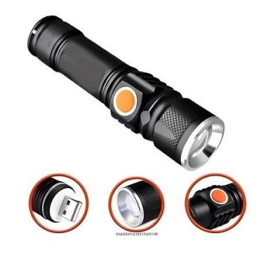 Imagem de Mini lanterna led profissional ecooda ec6042 regarregavel usb - B-MAX