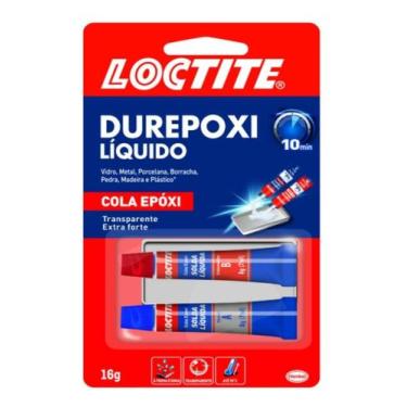 Imagem de KIT 2 Durepoxi Líquido Transparente 16gr 10 Minutos Loctite - HENKEL