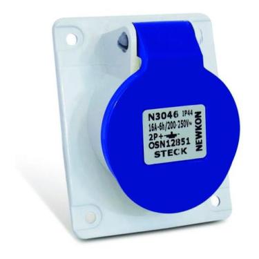 Imagem de Tomada De Embutir N3046 2p+t 16a 220v Steck