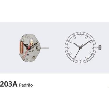 Imagem de 3 Mecanismos Miyota 203A Padrão