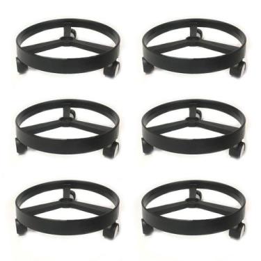 Imagem de 6 Suportes de Botijão de Gás e Vasos Giratório de Plástico - MELIDA