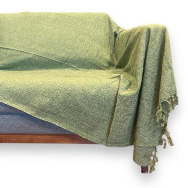 Imagem de Manta Para Sofá Protetora E Decoração 100% Algodão Grande Tear Artesan