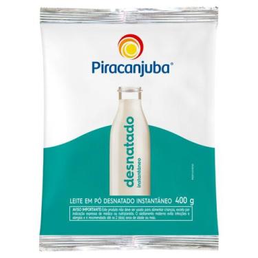 Imagem de Leite em Pó Desnatado Instantaneo Piracanjuba 400g