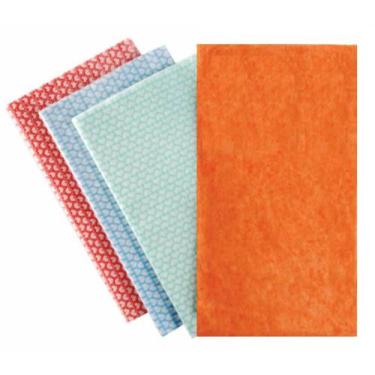 Imagem de 4 Panos De Limpeza Multiuso Reutilizavel 65% Algodao Flanela - unimina