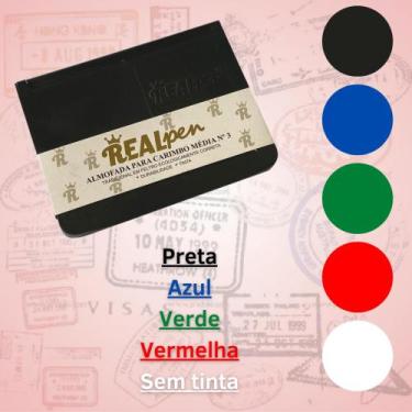 Imagem de Almofada para carimbo nº 3 Real Pen, Preto