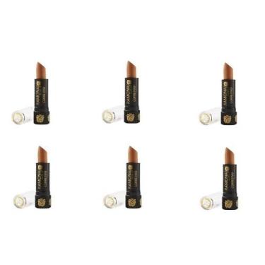 Imagem de Kit 6 Corretivo Bastão Cor 03 Escuro 3,8gr - Ramona Make Up