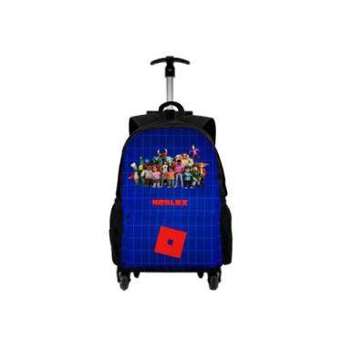 Imagem de Bolsa Mochila Escolar Para Criança Infantil Com Rodinha De Carrinho Pa