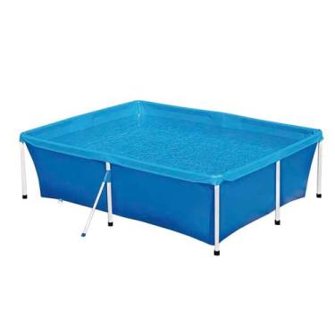 Imagem de  Piscina de Armação 2000 Litros Retangular Estruturada Azul -Mor Ref.0
