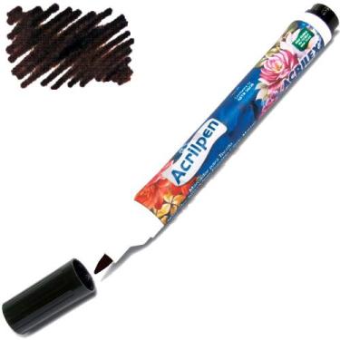Imagem de Caneta para Tecido Acrilpen Marrom 531 Acrilex