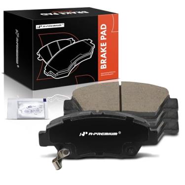 Imagem de A-Premium Conjunto de pastilhas de freio a disco de cerâmica frontal compatível com Honda Civic 2003-2011 e Acura ILX 2013-2014, 4 peças