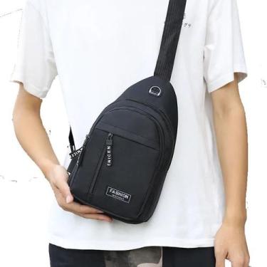 Imagem de Bolsa de Ombro Bag Shoulder Tranversal Pochete de Lado Regulável - Fas