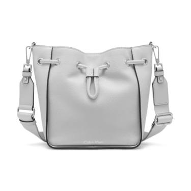 Imagem de Calvin Klein Bolsa tiracolo Holt com cordão, Pomba cinza, One Size