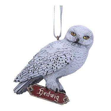 Imagem de Nemesis Now Enfeite de pendurar Harry Potter Hedwig, branco, 9 cm