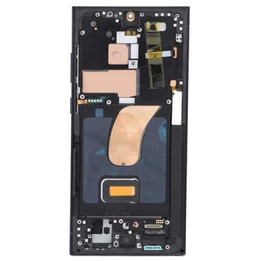 Imagem de Tela para Galaxy S23 Ultra 5G, Display LCD OLED Touch Screen Digitalizador Substituição para Galaxy S23 Ultra 5G SM S918U, 6,7 polegadas, fácil de instalar (preto fosco)