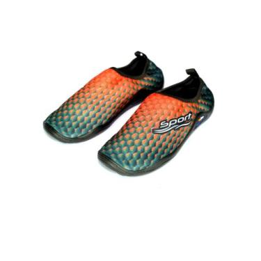 Imagem de Sapatilha Náutica Aquática Neoprene Pesca Praia Bike Esportes Unissex 