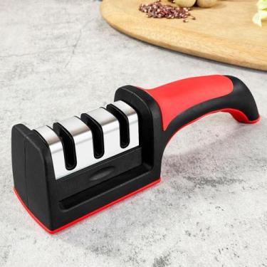 Imagem de Amolador Afiador De Faca Cozinha Profissional Corte Perfeito - GENZO