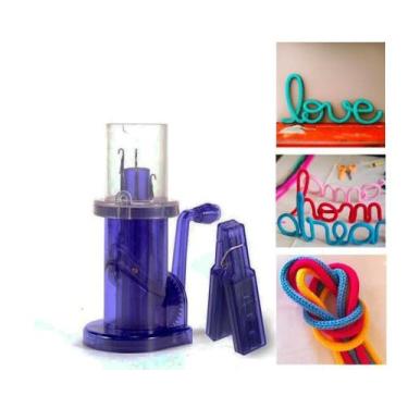 Imagem de Máquina De Fazer Tricotin Tear Manivela Rabo De Gato - Levolpe