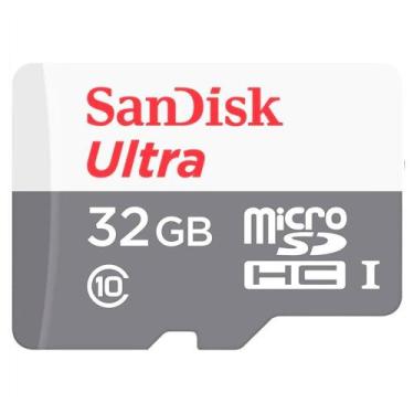 Imagem de Cartão de Memória SanDisk Ultra UHS-I 32GB Classe 10 c/ Adaptador - SD