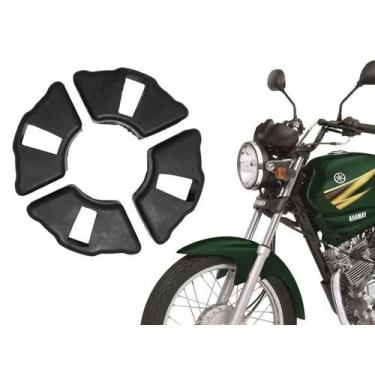 Imagem de Bucha Borracha Coxim Da Coroa Kit Moto Ybr Factor Cripton Jogo Com 4 P