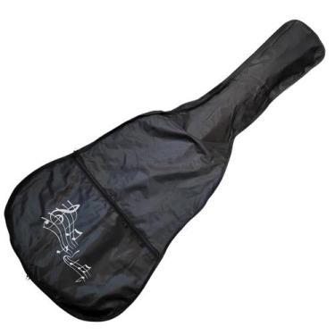 Imagem de Bag Violão Folk Tam 41 Preta Impermeável Andaluz PBA002