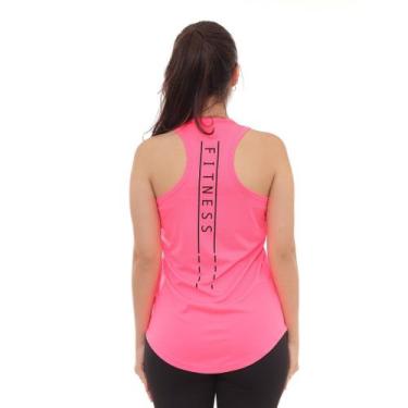 Imagem de Camiseta Regata Feminina Dry Fit Estampada Poliester Academia - Per Tu