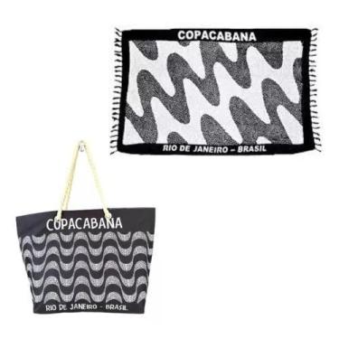 Imagem de Kit Bolsa Canga Praia Grande Sacolas Resitente Moda Verão - BALI, Copa