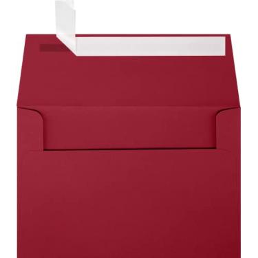 Imagem de Envelopes de convite A4 c/descasque e pressione (4 1/4 x 6 1/4), Garnet
