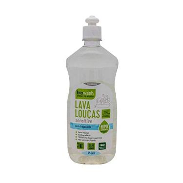 Imagem de Biowash Lava Louças Sensitive 650ml Líquido 650ml Seguro para louças delicadas