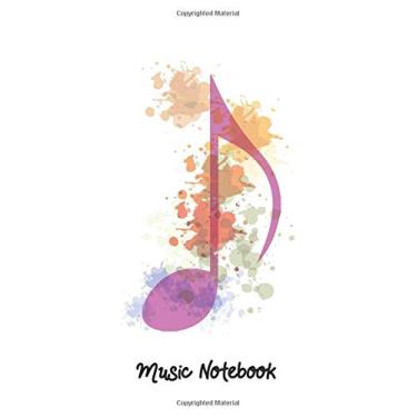 Imagem de Music Notebook: Music Writing Notbook, Blank Sheet Music Notbook I Song Writing Journal, Notebook for Musicians I Softcover - Matte I 8 Staves per Page I 8.5" x 11" I 120 Pages