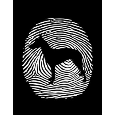Imagem de Notebook: Manchester Manchester Terrier DNA Fingerprint Manchester Terrier: Journal Notebook Gift For Someone Who Loves Writing| 100 Pages 8.5x11