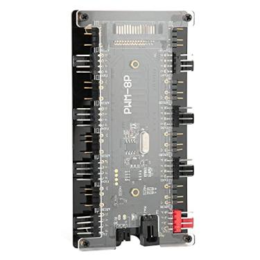 Imagem de Case Fan Hub Pwmargb 2 Em 1 Controle Remoto Sem Fio Ventilador de Refrigeração Pc Led Light Cooler Adaptador de Controle para Fonte de Alimentação Sata