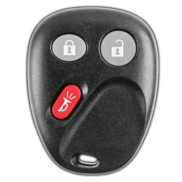 Imagem de Fob de chave de controle remoto de entrada sem chave com 3 botões de substituição KeylessOption para 15008008, 15008009, 15051014