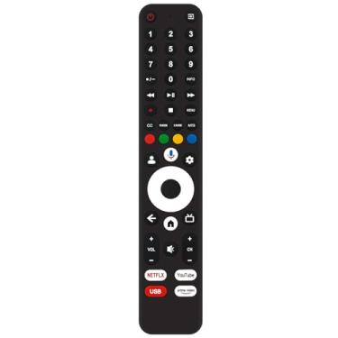 Imagem de Controle remoto de substituição de voz aplicável para modelos Tutu Ultra HD 4K LED Google TV 2023 TSG43 TSG32 TSG24