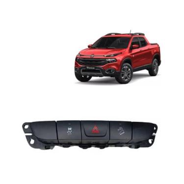 Imagem de Botão Pisca Alerta Controle Estabilidade Fiat Toro 2016/2020 - Mopar