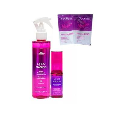 Imagem de Kit Liso Mágico Fluido Termoativado + Sérum Óleo - Lowell