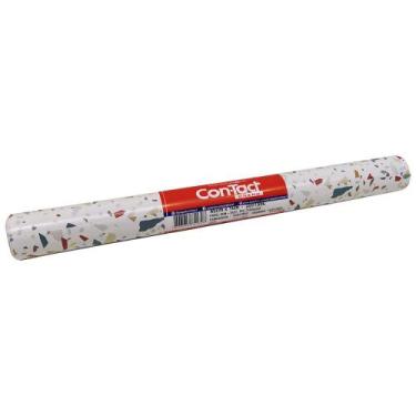 Imagem de Papel de Parede Mármore Travertino Carrara Contact 10 Metros - Terrazz