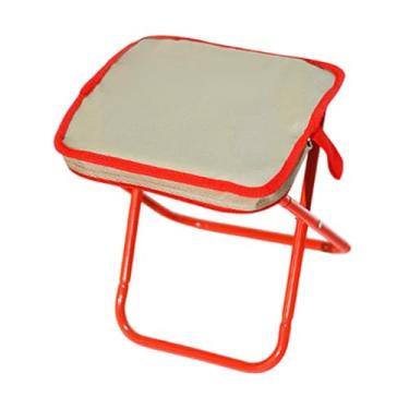 Imagem de rockible Bancas de acampamento, banquinho dobrável do pé, compacto cadeira dobrável de passarelas dobráveis ​​para viagens para churrasqueiras ao ar livre