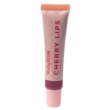 Imagem de Gloss Lip Balm Labial Hidratante Cherry Lips Ruby Rose HBL6503