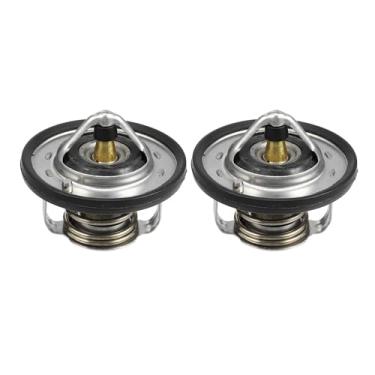 Imagem de X AUTOHAUX 2 peças 21200-ED000 25500-2A050 Conjunto de carcaça do termostato de refrigeração do motor para Hyundai Accent Kona Elantra Veloster Tucson Sonata para Kia Rio Soul Optima