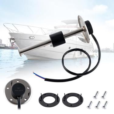 Imagem de OVANOH Unidade de envio de sensor de nível de bomba de tanque de combustível elétrica de 250 mm 240-33 ohm compatível com medidor de sensor de nível de água de combustível de veículo barco marítimo