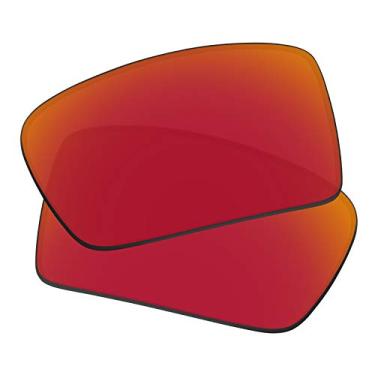 Imagem de Predrox Lentes de reposição Red Mirror Gascan para óculos de sol Oakley polarizadas
