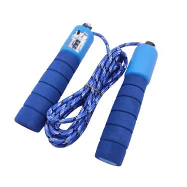 Imagem de Corda de Pular Digital com Contador Giro Esportiva Cabo Ergonômico em Espuma Velocidade Rápida