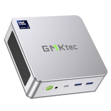 Imagem de GMKtec Mini PC, K9 Intel Core Ultra 5 125H (Turbo 4.5GHz, 14C/18T) Desktop Computer Windows 11 Pro 1TB SSD 32GB Dual DDR5 5600MHz Dual LAN 2.5G Dual Fan WiFi 6 USB-C BT5.2 USB 3.2