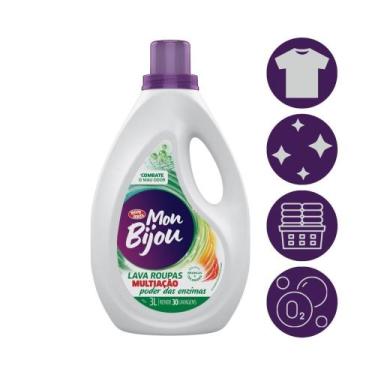 Imagem de Lava Roupa Branca Colorida Enzimas Mon Bijou Bombril 3L