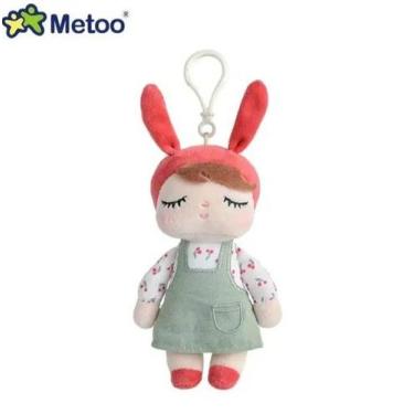 Imagem de Boneca Metoo Mini Angela Pastoral Chaveiro 14 Cm - Original, Vermelho
