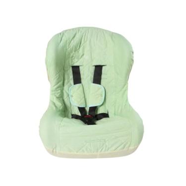Imagem de Capa Para Cadeirinha De Carro Criança Bebê 2 Peças Algodão (Verde.)