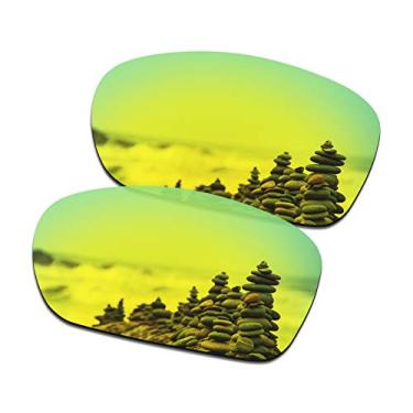 Imagem de Lentes de substituição SmartVLT femininas para óculos de sol Oakley Dispute OO9233 - Mais opções, 24k Gold, One Size